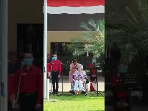 Ibu Sud ( 91 thn ) pengarang lagu Indonesia Tanah Air Beta👌🙏