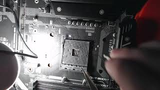 AMD Ryzen Motherboard AM4 Socket Cover Removal  (Foxconn)