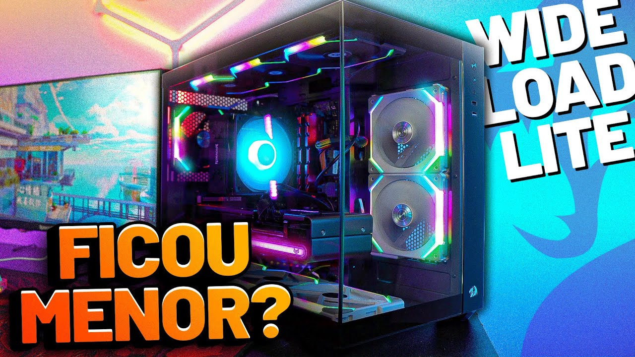 O MELHOR GABINETE AQUÁRIO BARATO?? - REDRAGON WIDELOAD LITE CA-604