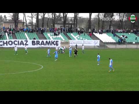 Gol z meczu Radomiak Radom - Świt Nowy Dwór Mazowiecki. II liga sezon 2013/2014.
