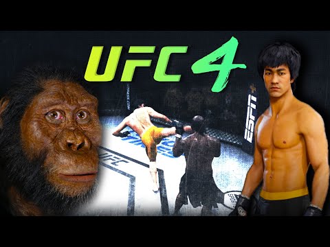 Primitive Human vs. Bruce Lee | EA sports UFC 4