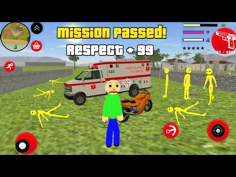 Baldi Stickman Rope Hero Vice Town - Walkthrough Part 13 - Gangstar New Missions - Android Gameplay