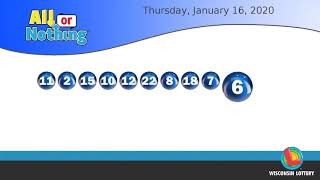 WI Lottery DailyLotto_AoN 01/16/2020