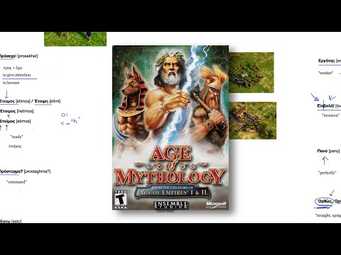 What do the Greeks in Age of Mythology actually say?