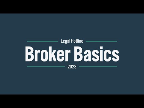 Legal Hotline 2023 - Broker Basics: Form 35R vs Form 34