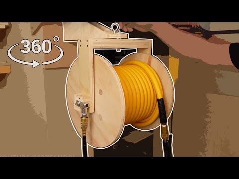 Air Hose Reel From Plywood / 360° Swivel : 15 Steps (with Pictures) -  Instructables