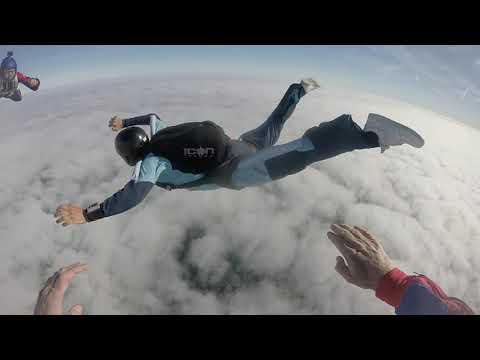 Skydive Teuge - AFF jump 2,  level 2 day 4