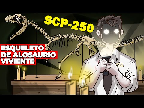 SCP 250 - Esqueleto de Alosaurio Viviente | Animación SCP (Detective Void)