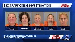 Omaha police arrest 5 people in sex trafficking investigation