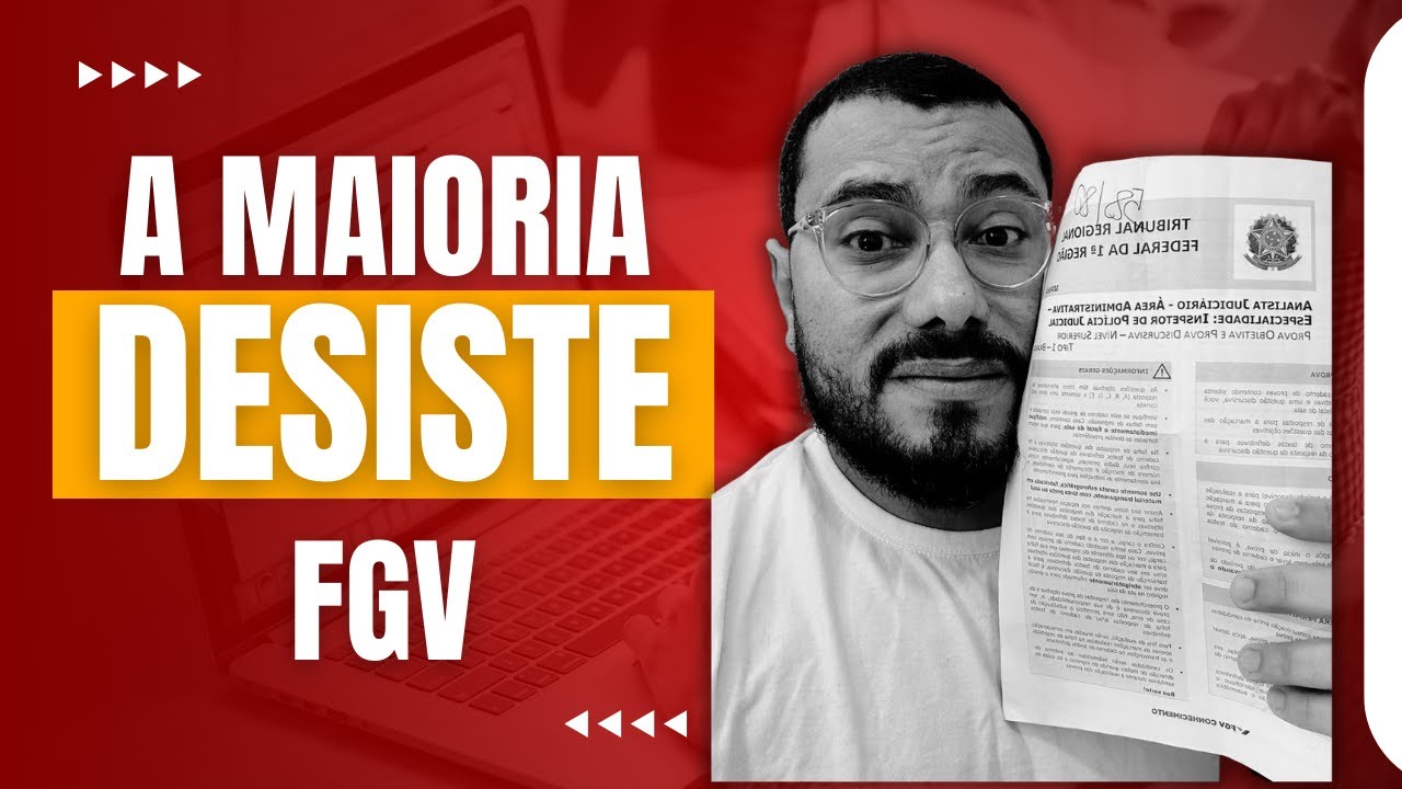 FGV: A MATÉRIA QUE FARÁ VOCÊ SE SENTIR BURRO | MPU e PM-TO