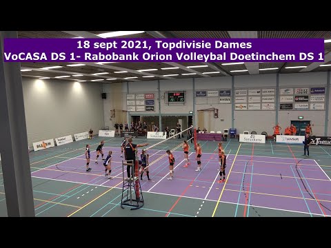 2021-09-18 VoCASA D1  - Rabobank Orion D1 (Topdivisie Dames Volleybal)