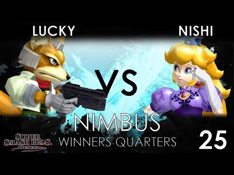 Nimbus #25 - DIG | Lucky (Fox) VS UPTILT | Nishi (Peach) - SSBM Winners Quarters