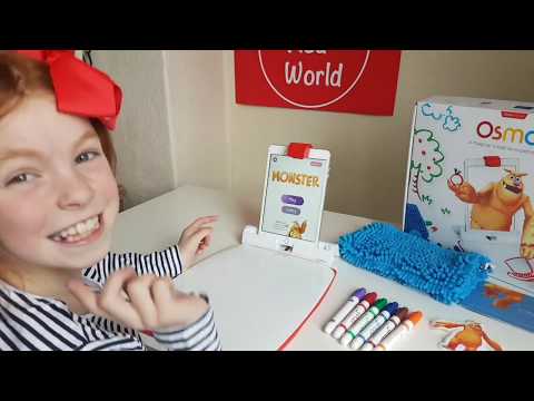 OSMO CREATIVE KIT - MONSTER GAME REVIEW WITH GAMEPLAY!!! | Little Red World