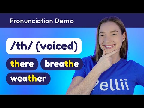 Pronouncing /th/ (voiced) – English Pronunciation Lesson (Part 1)