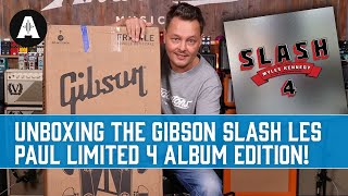 Video thumbnail for Unboxing the NEW Gibson Slash Les Paul Limited “4” Album Edition! by Andertons Music Co