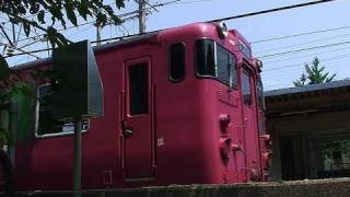 preview picture of video '晩夏の海岸鉄道 但馬の漁村にて Japan fishing village Railway'