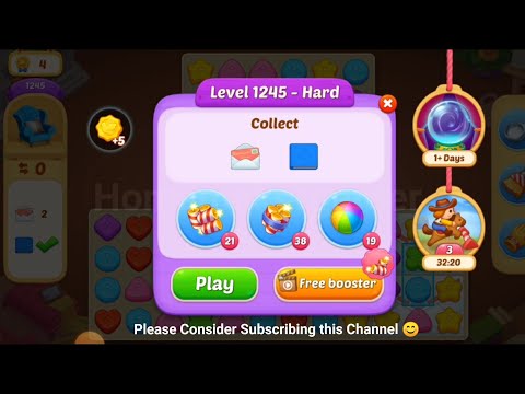 Matchington Mansion Level 1245(Hard Level), Level 1246 & Level 1248 - iOS/ Android