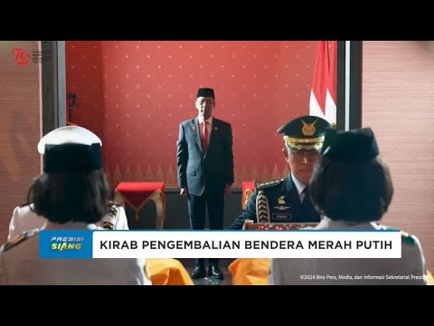 KIRAB PENGEMBALIAN BENDERA DAN TEKS PROKLAMASI DARI ISTANA NEGARA IKN KE MONAS