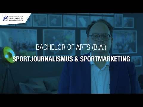 Der Bachelor of Arts (B.A.) Sportjournalismus & Sportmarketing. Vollzeit studieren an der FHM.