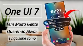 One UI 7 - Tem Muita Gente Tentando Ativar e Não sabe Como! Notificações na Tela De Bloqueio