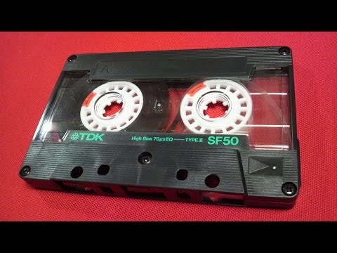 カセットテープ TDK SF High Position TypeⅡ Retro Vintage Compact Cassette Collection