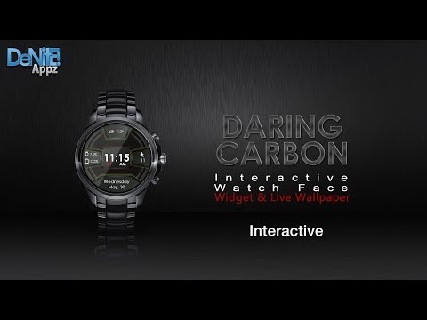 Daring Carbon HD Watch Face Video