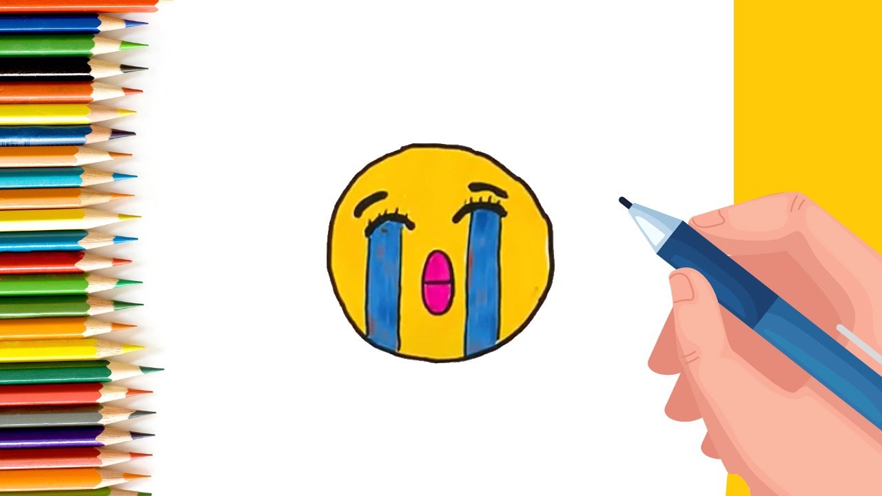 How to Draw a Crying Emoji