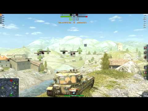 WoT blitz / FV215b 183 - 6750 damage  - CAMPER