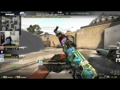 CSGO pashaBiceps playing Matchmaking with shroud & summit1g on Dust2 (2014)