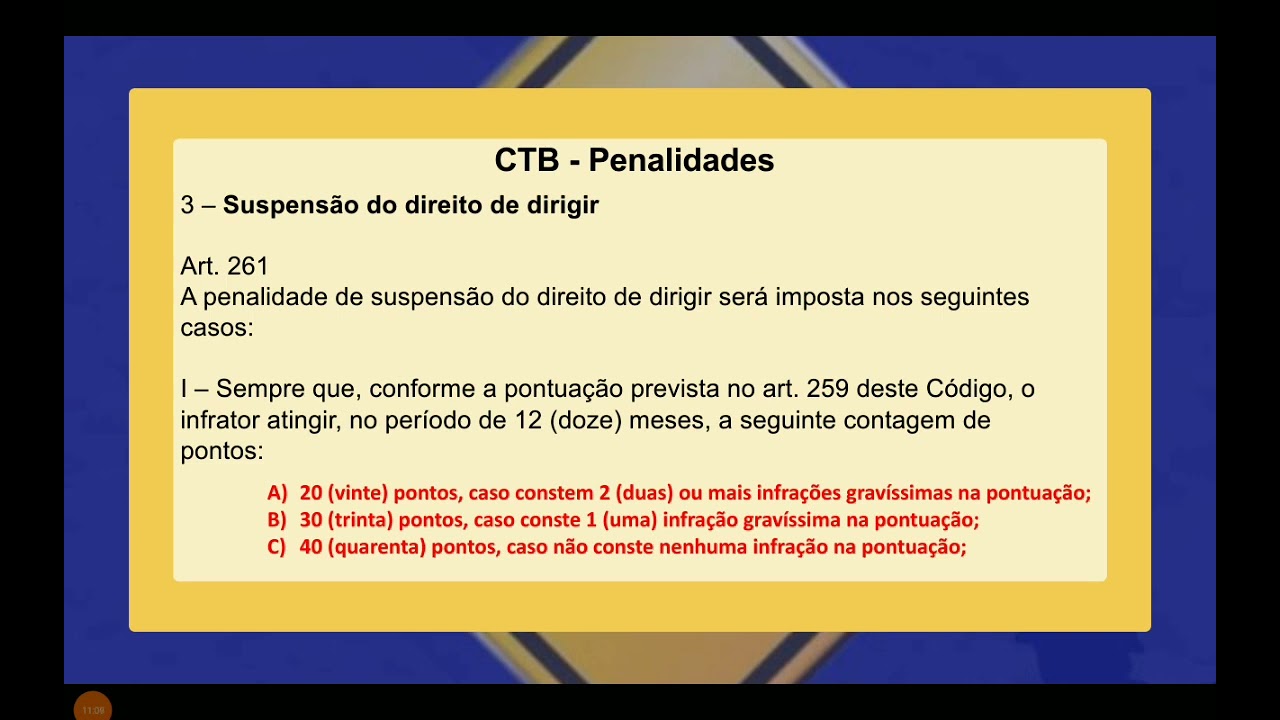 Legislação - Penalidades