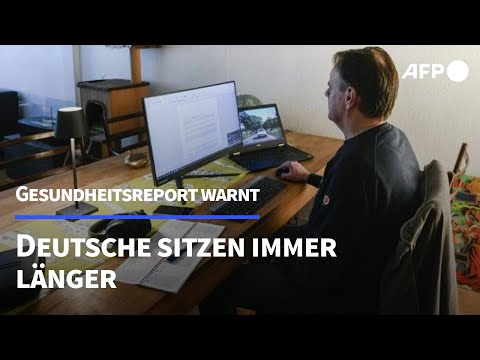 Gesundheitsreport warnt: Deutsche sitzen immer länger | AFP
