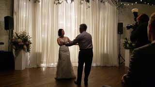 Whitney &amp; Dad Dance to Paul Simon Song