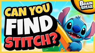 Stitch Summer Brain Break! 🌴 | Can You Find Stitch? | Freeze Dance | Danny Go Inspired!