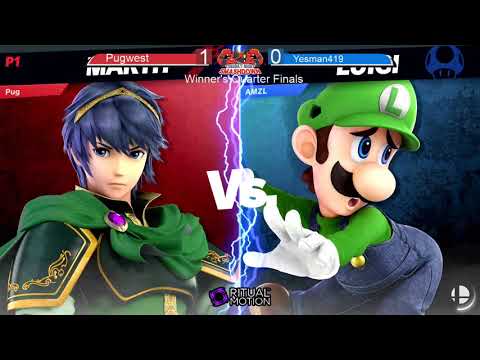 TNS 20: Pugwest (Marth) Vs. Yesman419 (Luigi) Winner's Semi