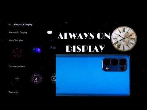 Oppo Reno 5 pro||Always on Screen ||Always on display||Time Display||