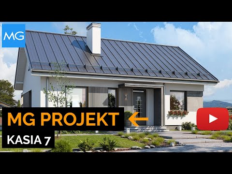 Projekt domu Kasia 7 MGProjekt - 86,90 m2