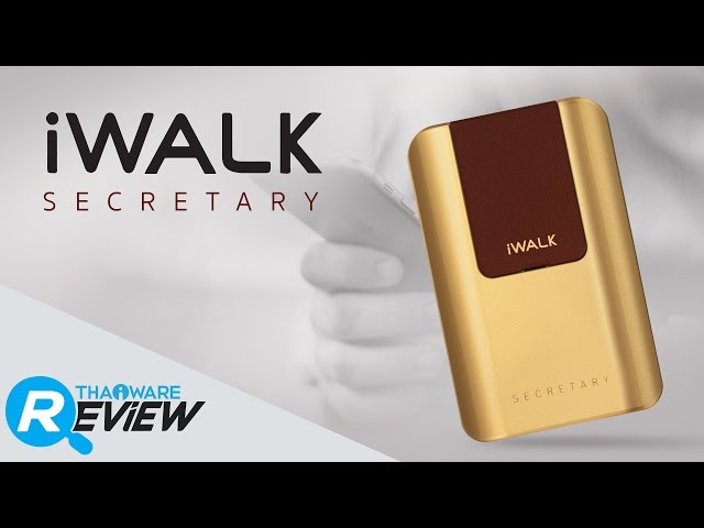   รีวิว iWALK แบตสำรอง มาพร้อมกับสายชาร์จในตัว และ เสียงแจ้งเตือนการใช้งาน