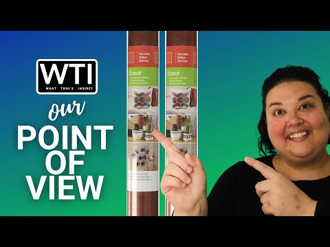 Cricut Copper Pebbled Faux Leather - WTI product video review
