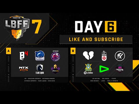 [ENG] LBFF 7 - Day 6 - Group A & B | Free Fire Esports