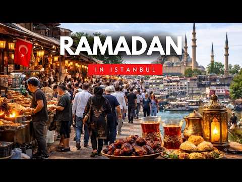 🇹🇷 Istanbul During Ramadan: Markets and Street Life | 4K Walking Tour