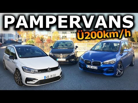 BMW 220i Gran Tourer vs. VW Touran 1.8 TSI vs. Opel Zafira 2.0 Diesel | Fahr doch