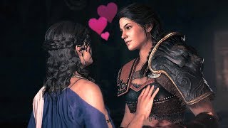 Assassin&#39;s Creed Odyssey: Aspasia Romance (Kissing the Ghost of Kosmos)