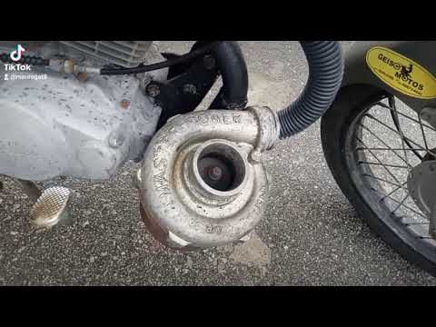 colocando turbina na moto