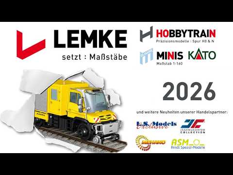Lemke Collection Katalog für 2026 Hobbytrain Minis Kato und andere in der Spur H0  N  TT