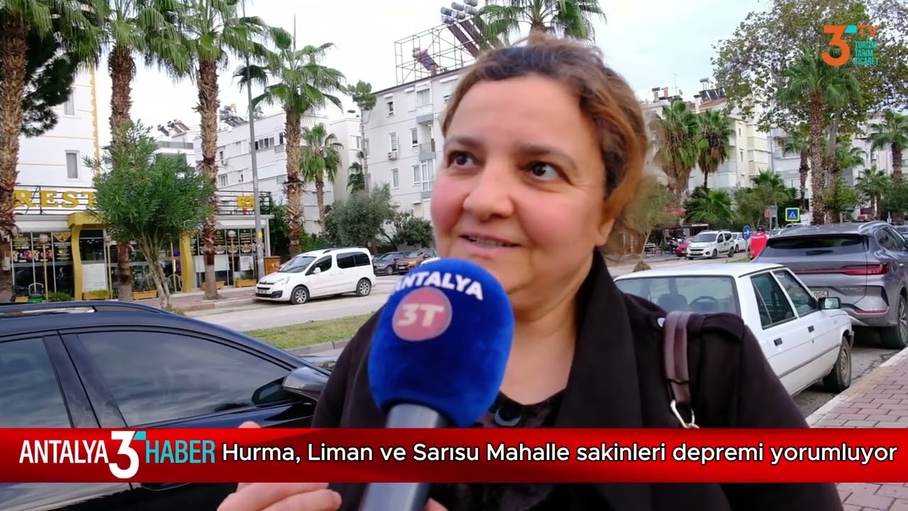 Konyaaltı'ndaki depremi ilçe sakinleri nasıl hissetti?