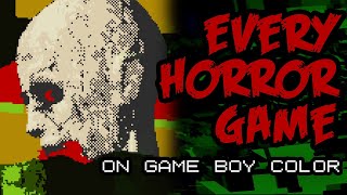 Every GAME BOY COLOR Horror Game | Exploring Handheld Haunts