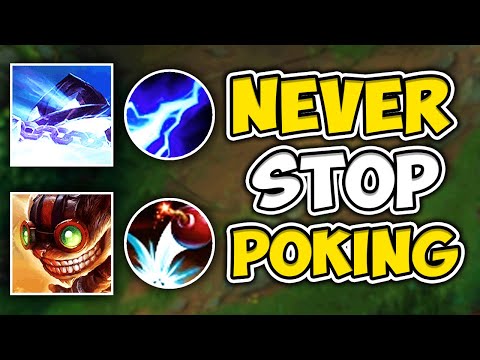 WE RAN THE ULTIMATE POKE LANE AND NEVER STOPPED FIGHTING - League of Legends