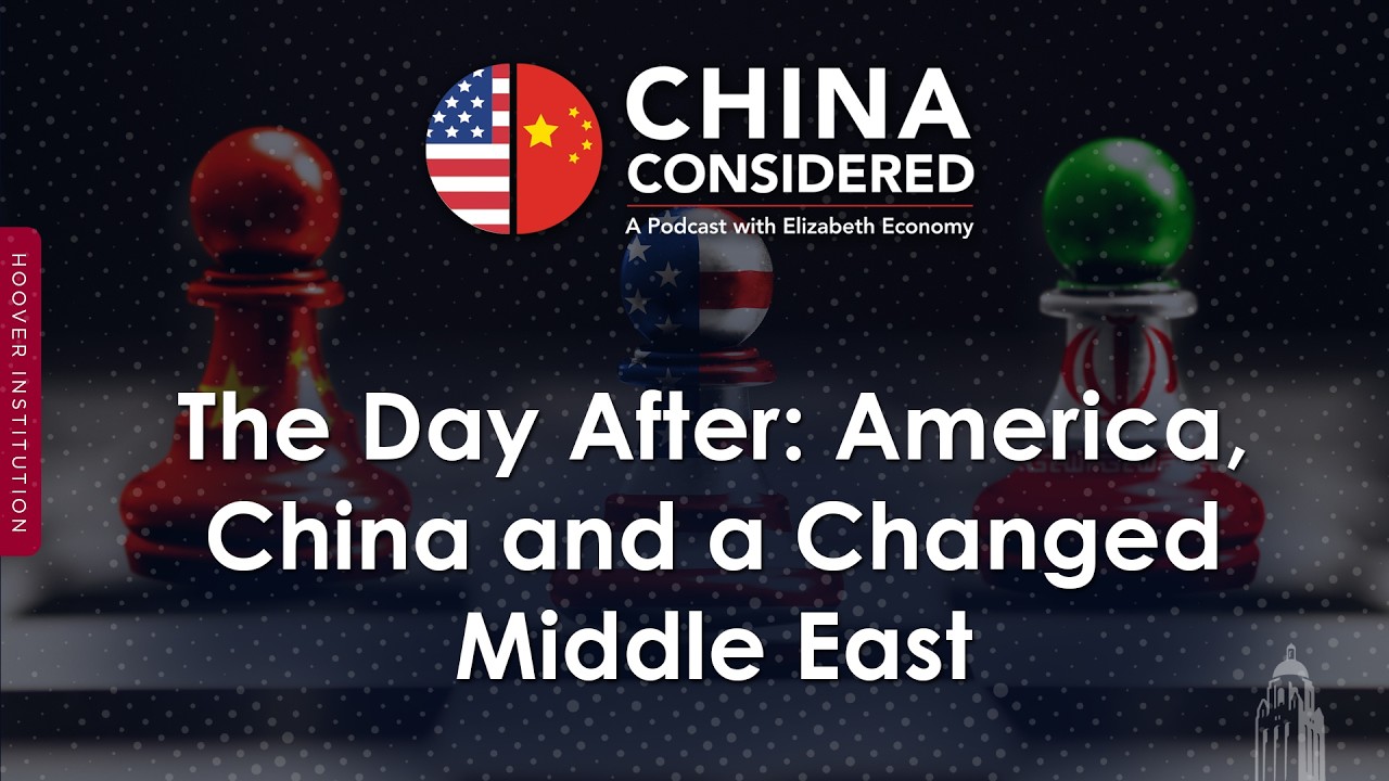 The Day After: America, China and a Changed Middle East
