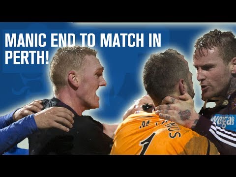Massive penalty box bust-up - two players sent off!