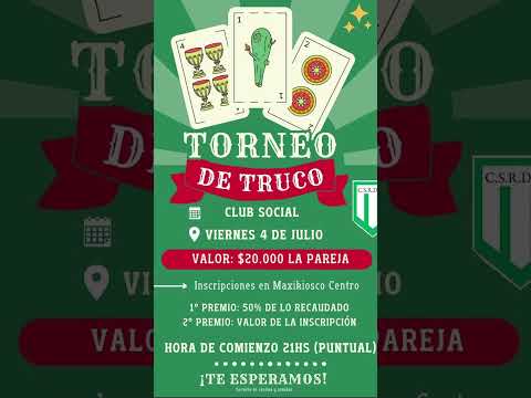 Viernes 04/07/25. 21 hs. Los Conquistadores, Prov. de Entre Rios. #locosxeltruco #truco